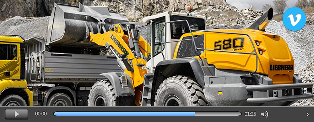 Caldan Conveyor produces overhead conveyor for agriculture and construction - in this case for liebherr